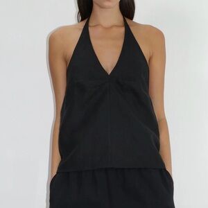 Deiji studios linen Halter Top
